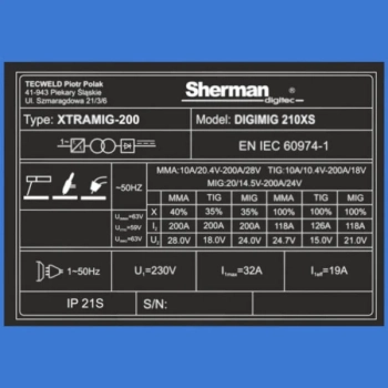 SHERMAN DIGIMIG 210XS